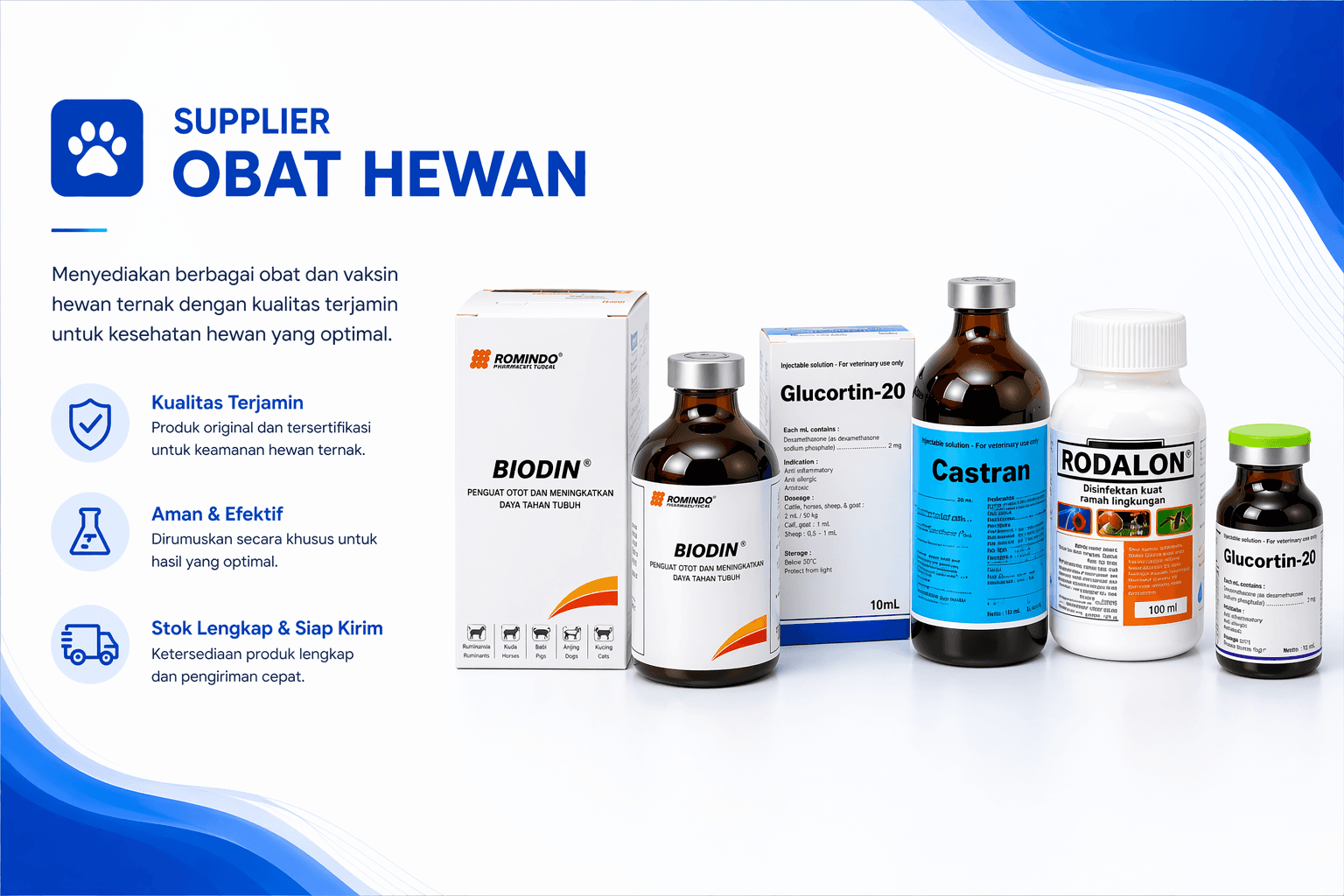 Supplier obat hewan